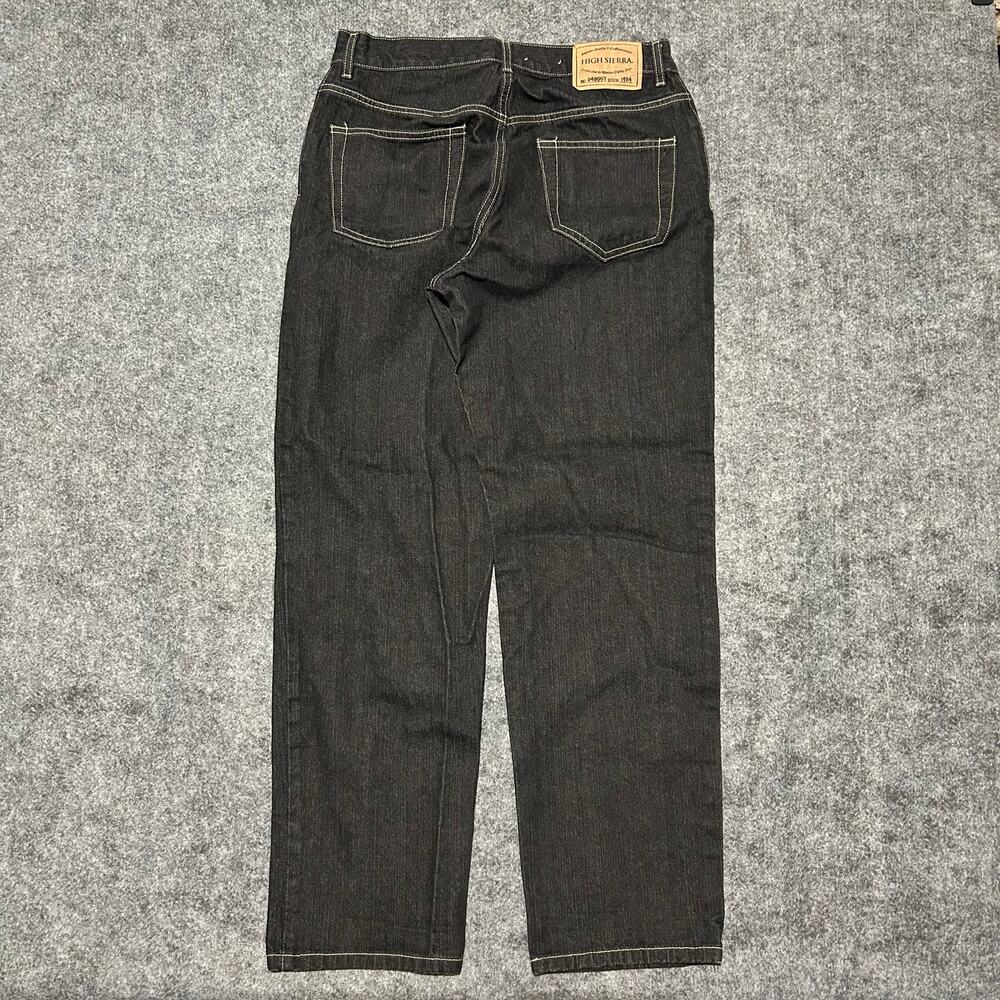 High Sierra Relaxed Fit Jeans Black Denim Men's 34x32 Used - Excellent